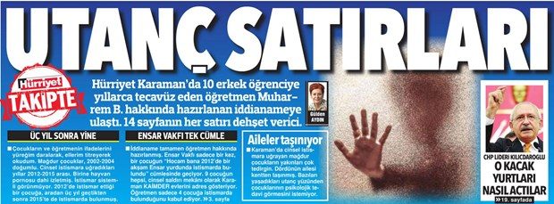 Günün gazete manşetleri - 13 Nisan 2016
