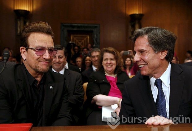 U2 grubunun solisti Bono, ABD Kongresi'nde