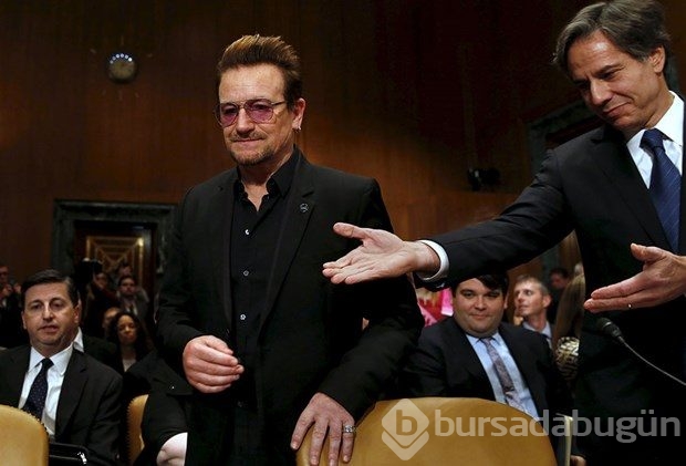 U2 grubunun solisti Bono, ABD Kongresi'nde
