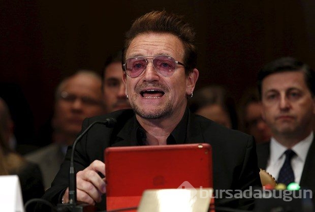 U2 grubunun solisti Bono, ABD Kongresi'nde