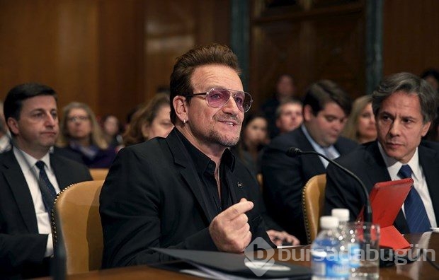 U2 grubunun solisti Bono, ABD Kongresi'nde
