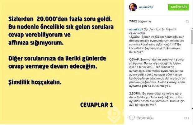 Semih hakkında o soruya ilk kez cevap verdi!