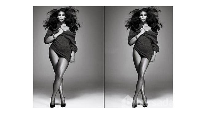 Photoshop uygulamasıyla şişman kadınları zayıflattılar...