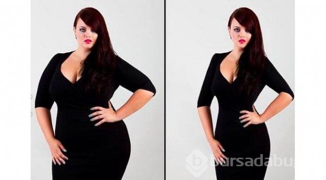 Photoshop uygulamasıyla şişman kadınları zayıflattılar...
