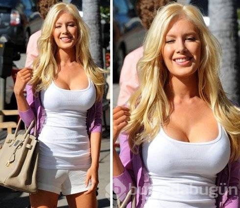 Doğal sarışın Heidi Montag...