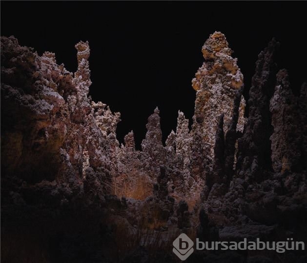 Drone ile çekilmiş gece fotoğrafları