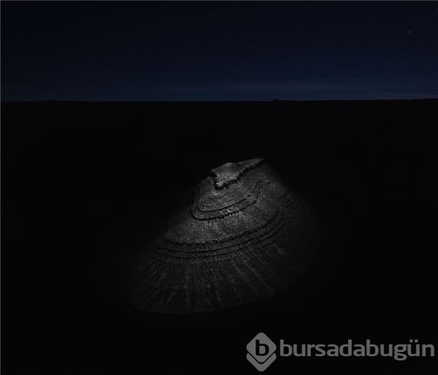Drone ile çekilmiş gece fotoğrafları