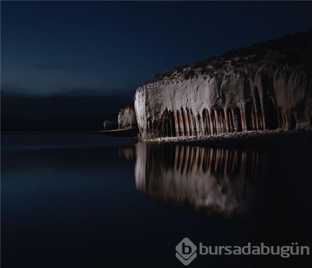 Drone ile çekilmiş gece fotoğrafları