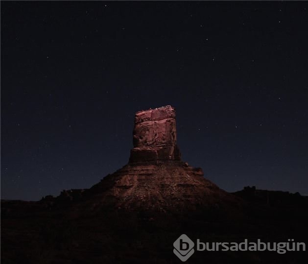 Drone ile çekilmiş gece fotoğrafları
