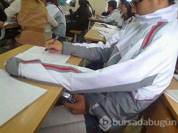 Öğrencilerin kopya ile 'imtihan'ı
