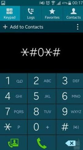 Telefonunuza *#0*# yazın bakın ne olacak?