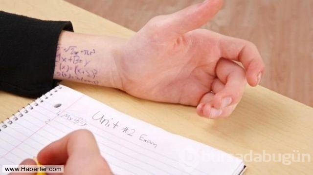 "Yok artık" dedirten kopya çekme yöntemleri