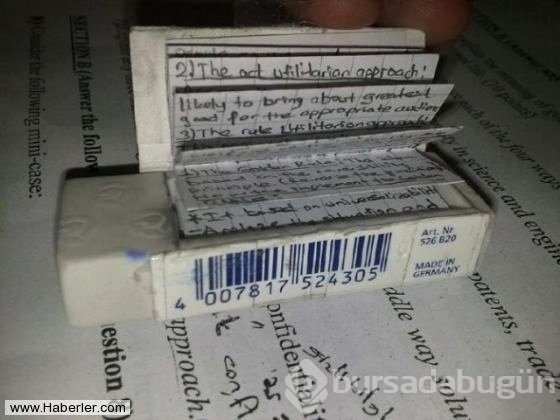 "Yok artık" dedirten kopya çekme yöntemleri