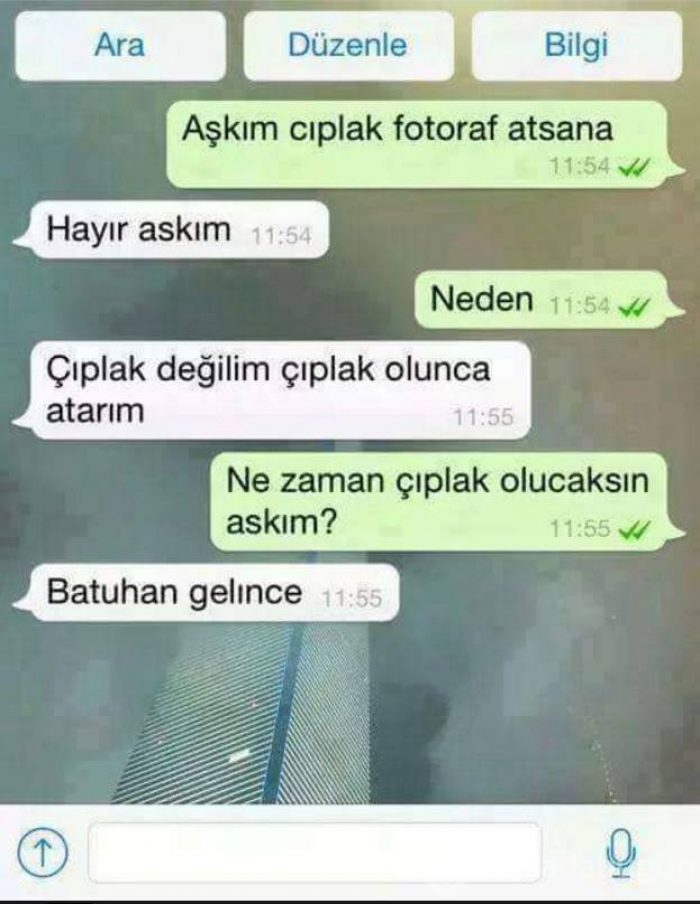 Komik mesajlar