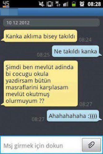 Komik mesajlar