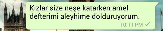 WhatsApp kız konuşmaları