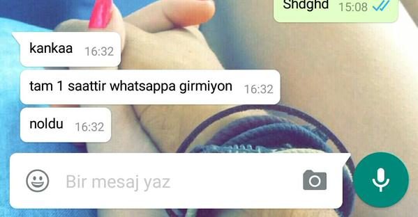 WhatsApp kız konuşmaları
