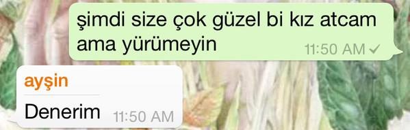 WhatsApp kız konuşmaları