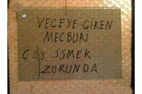 Bu yazıları görenler şaştı kaldı!