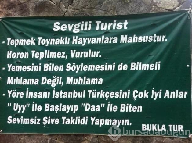 Bu yazıları görenler şaştı kaldı!