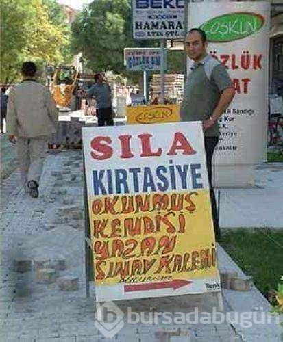 Bu yazıları görenler şaştı kaldı!