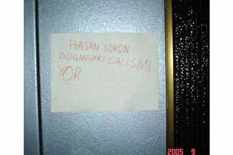 Bu yazıları görenler şaştı kaldı!