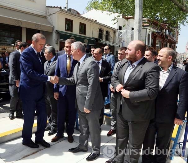 Erdoğan, Salih Tuna'nın babasının cenazesine katıldı