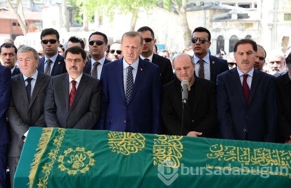 Erdoğan, Salih Tuna'nın babasının cenazesine katıldı