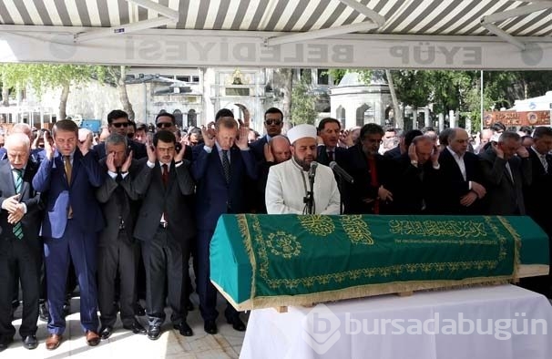 Erdoğan, Salih Tuna'nın babasının cenazesine katıldı