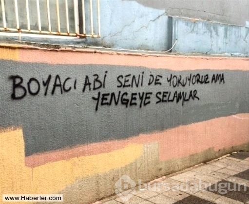 Yurdum insanından efsane duvar yazıları