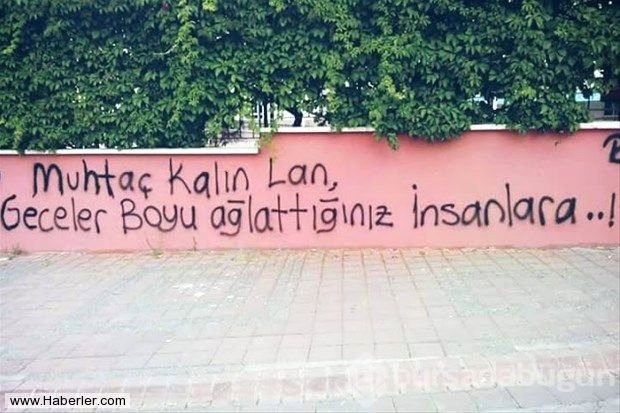 Yurdum insanından efsane duvar yazıları