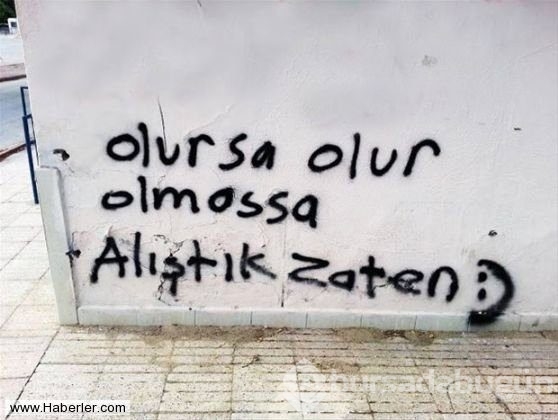 Yurdum insanından efsane duvar yazıları