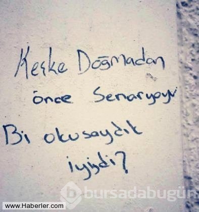 Yurdum insanından efsane duvar yazıları
