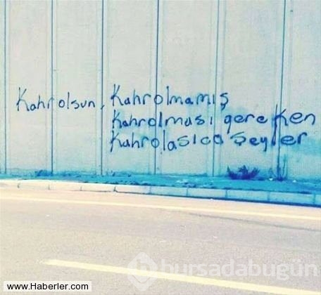 Yurdum insanından efsane duvar yazıları