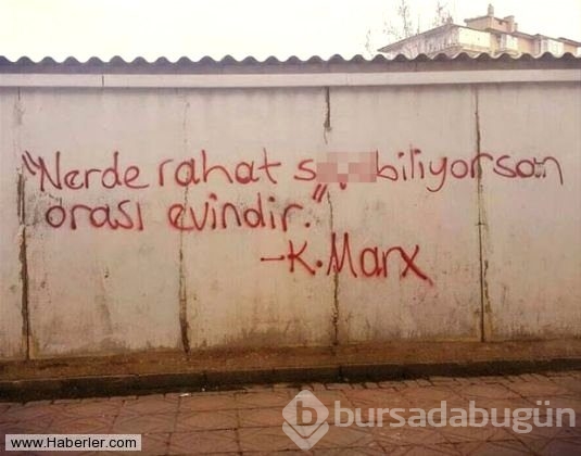 Yurdum insanından efsane duvar yazıları