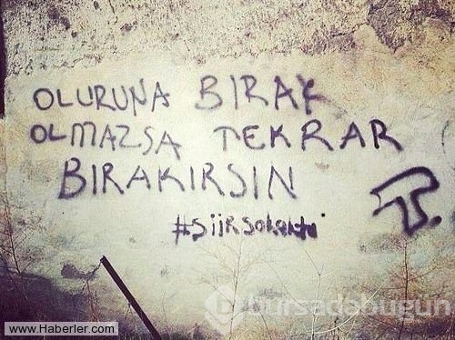 Yurdum insanından efsane duvar yazıları