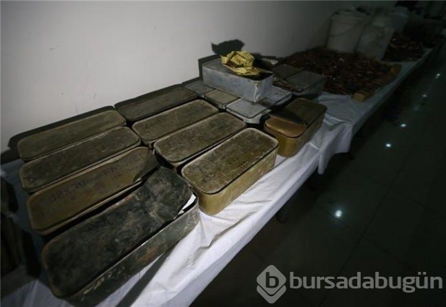 Peynir bidonunda ''cephane'' , hücre evinde ''İncil''