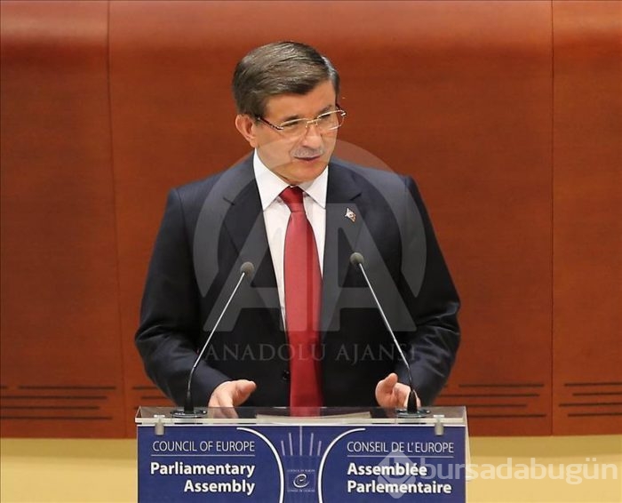 Başbakan Davutoğlu Strazburg'da