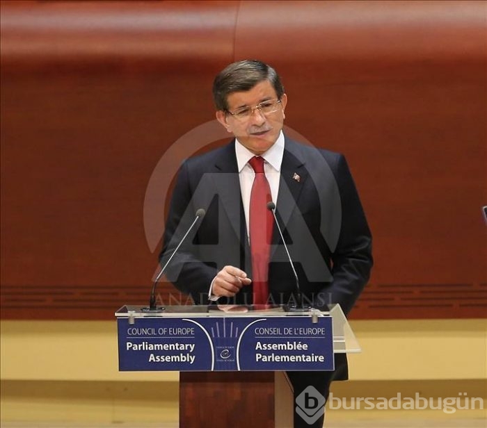 Başbakan Davutoğlu Strazburg'da