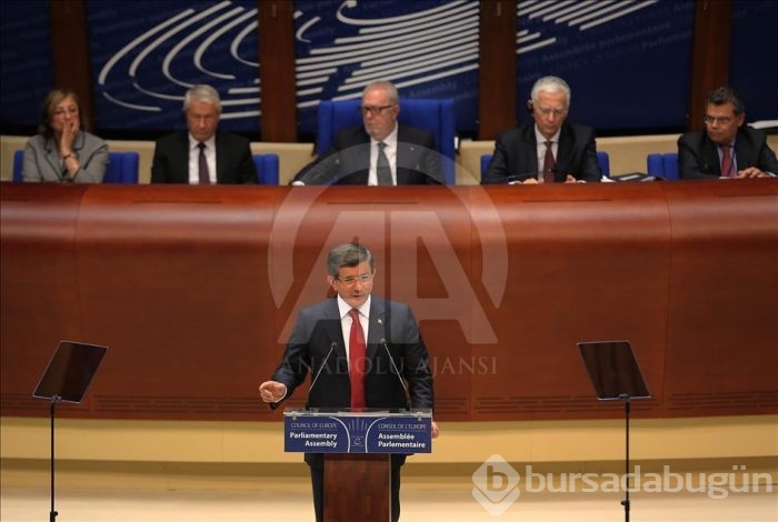 Başbakan Davutoğlu Strazburg'da