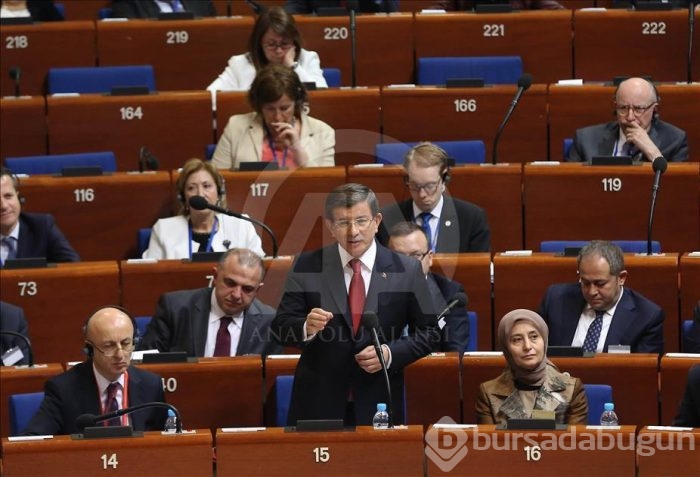 Başbakan Davutoğlu Strazburg'da