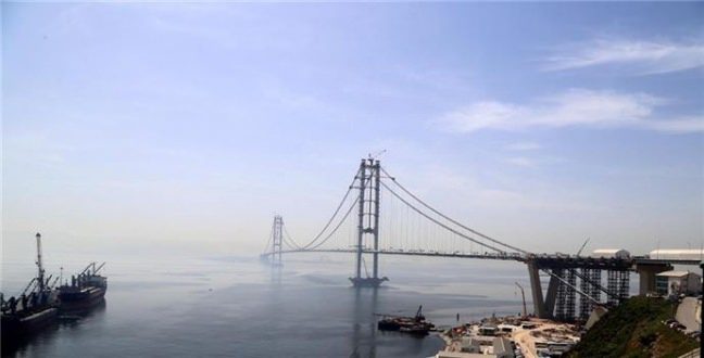 Körfez Geçiş Köprüsü bitimine son 3 tabliye kaldı