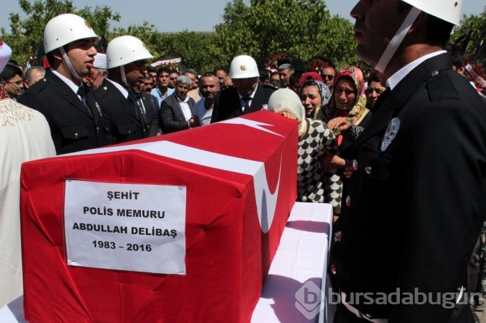 Şehit polis Kilis'te son yolculuğuna uğurlandı