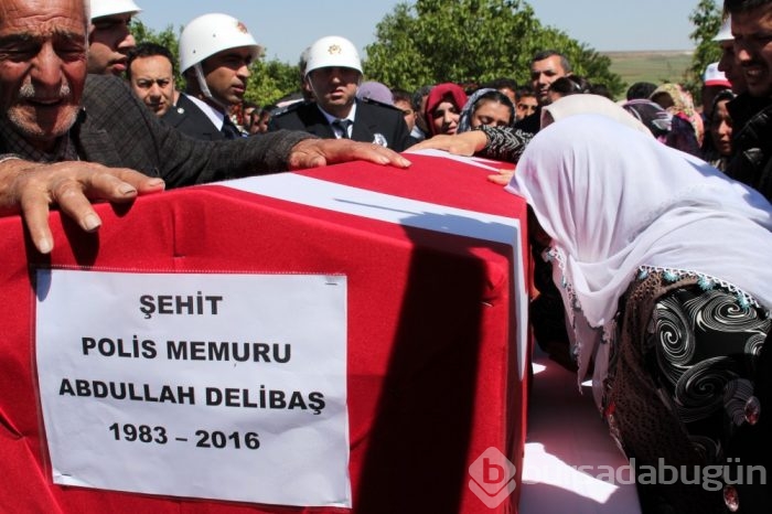 Şehit polis Kilis'te son yolculuğuna uğurlandı