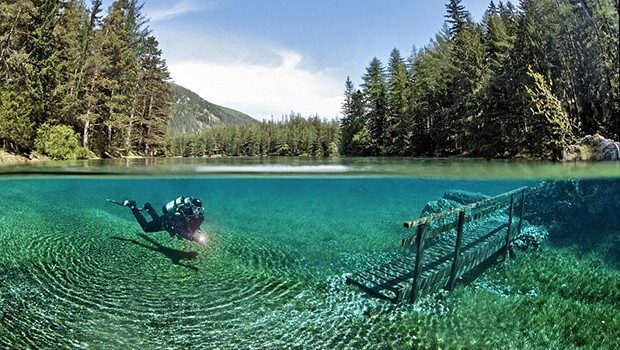 Yazları göl, kışları park!