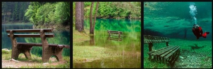 Yazları göl, kışları park!