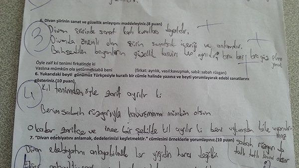 Sınav kağıdına yazılan en komik cevaplar