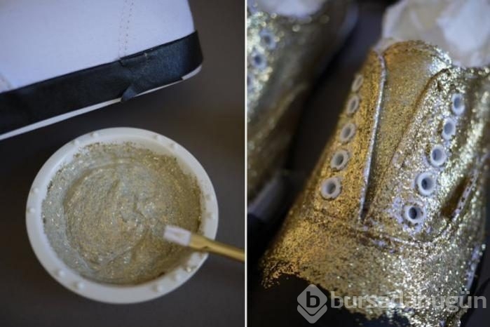 Bez ayakkabı süsleme fikirleri