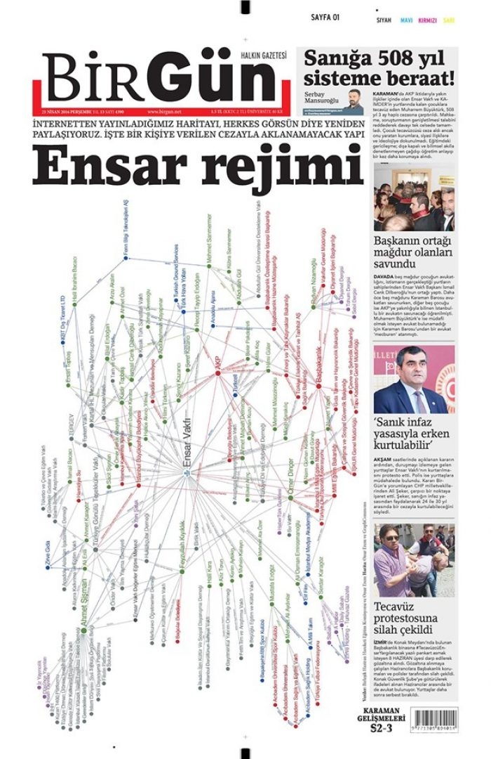 Günün gazete manşetleri - 21 Nisan 2016
