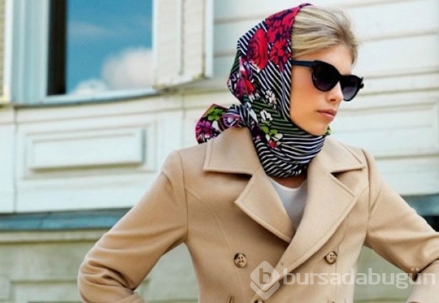 En tarz eşarp bağlama modelleri
